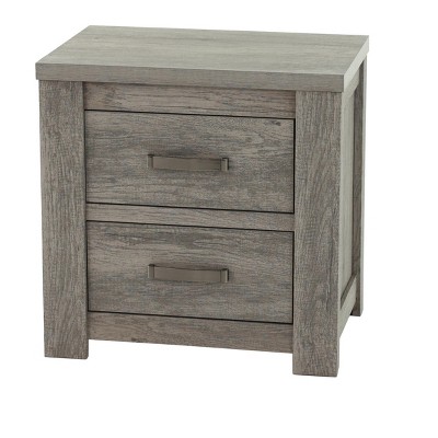 Vynxaria Light Gray Oak Nightstand ¨C Modern Elegance for Your Bedroom