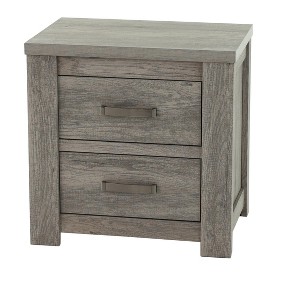 Vynxaria Light Gray Oak Nightstand ¨C Modern Elegance for Your Bedroom - 1 of 4
