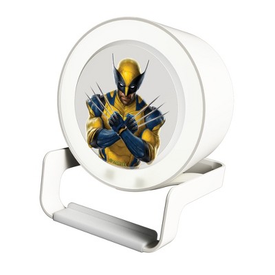 Keyscaper Marvel Deadpool Wolverine Badge Night Light Charger and Bluetooth Speaker