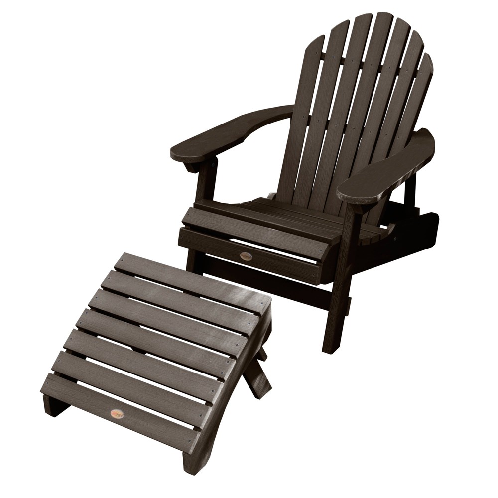 Photos - Garden Furniture Hamilton Folding & Reclining Adirondack Chair with Folding Adirondack Otto