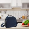 Unique Bargains Semi-circular Lunch Tote 9.45"x6.3"x8.27" 1 Pc - 3 of 4