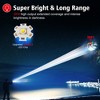 Shadowhawk Rechargeable Flashlight ¨C 2000LM 30W LED, LCD Display, 1641ft Beam, USB-C, 12H Runtime, Super Bright Light for Camping, Home & Emergency - 2 of 4