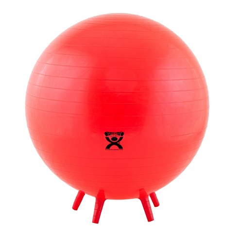 Red discount yoga ball