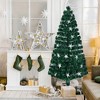 Mlmh & Kngwa 6ft Pre-lit Fiber Optic Artificial Christmas Tree With Stars - 2 of 4