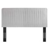 Milenna Channel Tufted Performance Velvet Panel Headboard - Modway - 4 of 4