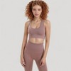 Anna-Kaci Active Women's Seamless Racerback Sports Bra with Ribbed Hem and Scoop Neckline for Medium Support - 2 of 4