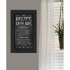 "Recipe for a Happy Home" by Susan Ball, Ready to Hang Framed Print, Black Frame - 2 of 4