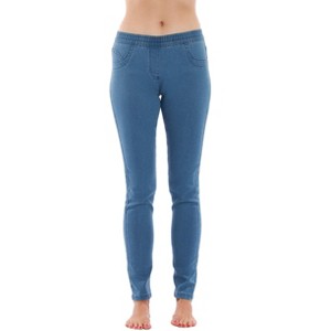 Just Love Denim Wash Jeggings for Women 6877-MDDEN-3X - 1 of 4