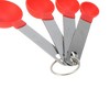 Unique Bargains Measuring Cups 4-Piece Measuring Spoon Set Dishwasher Safe Stainless Steel PP 1 Set - 4 of 4