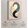 Art Remedy Earthworm in the glass bowl Contemporary Shapes Abstract Wall Art Framed - 3 of 4
