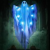 Joyfy Halloween Hanging Ghost Outdoor Decoration, 47” LED Light Hanging Ghost Halloween Hanging Decoration for Indoor Outdoor Party Decor - 2 of 4