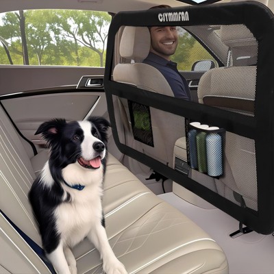 APRILSOUL Dog Barrier for Car Back Seat Cargo Area with Wider Coverage Dog Car Gate Divider for Backseat Trunk
