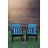 Casual Cushion Solid Sunbrella Fabric 1-Piece Indoor/Outdoor Two Ply High Back/Recliner Cushion, 22"W x 46"L - 2 of 4