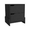 Vynxaria Luss Nightstand, Bedside Table with 2-Drawers - 4 of 4