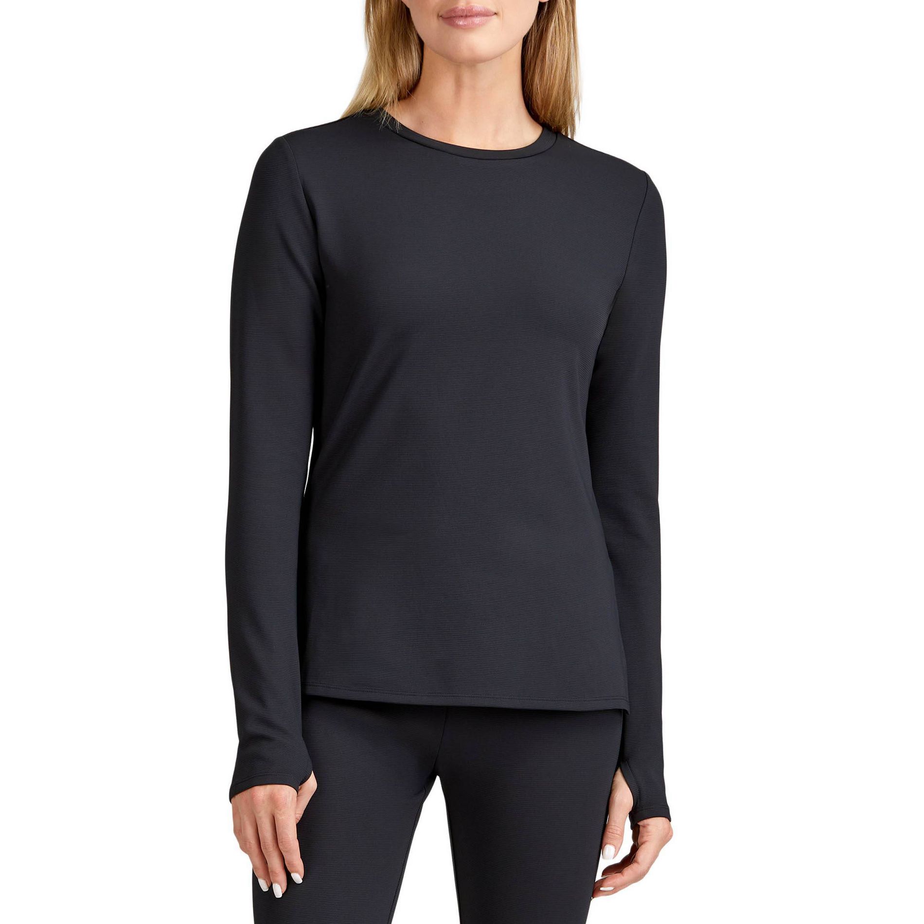 Wander by Hottotties Thermal Underwear Shirt - Black