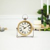 VIP Metal 9 in. White Classic Table Clock - 3 of 4