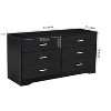 NicBex 6 Drawer Double Dresser for Bedroom,Modern Wood Style Drawers with Pulls,Dressers for Kids Room,Living Room,Entry and Hallway - 3 of 4