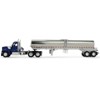Kenworth W990 Day Cab with Walker Food Grade Tank Trailer Viper Blue 1/64 Diecast Model made by DCP/First Gear - 2 of 4