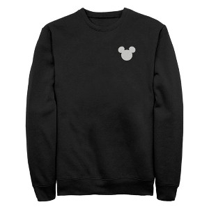 Men's Mickey & Friends Mickey Tiny Left Pocket Sweatshirt - 1 of 4