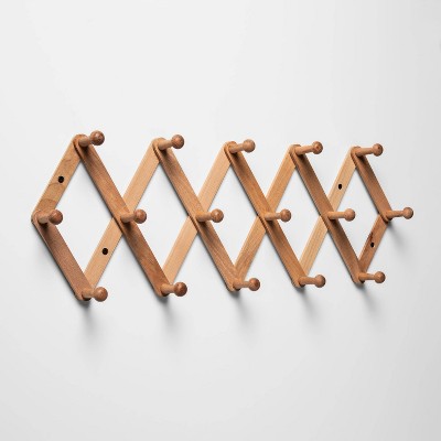 Large Wooden Accordion Hook Rail - Threshold™