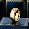 Jewelry Avalanche Gold IP Polished Finish Dome Tungsten Carbide Wedding Band, Comfort-fit, 9mm - 2 of 4