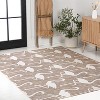 JONATHAN Y Liana Casual Coastal Flamingos Two-Tone Indoor/Outdoor Area Rug - 2 of 4