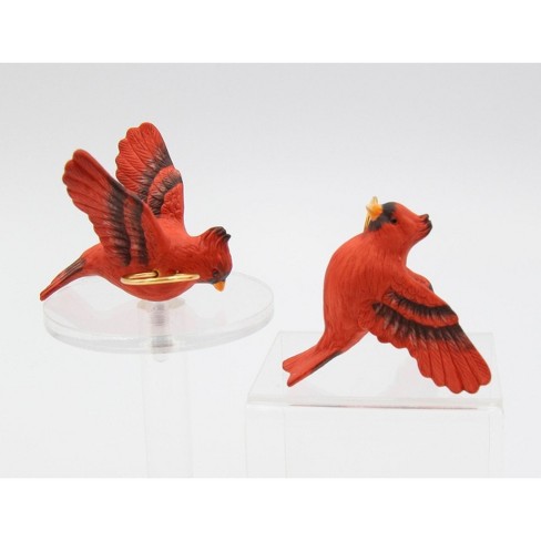 Kevins Gift Shoppe Ceramic Cardinal Bird Candle Rings-Set of 2 - image 1 of 3