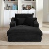 Racxily47.24 Inch Comfortable Cushioned Compression Sofa¨CUnique Design Modern Sofa with Cup Holders,Cotton Backrest,for Office/Living Room - 4 of 4