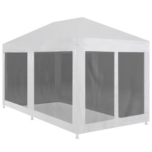 vidaXL Party Tent with 6 Mesh Sidewalls 19.7' x 9.8' - 1 of 4