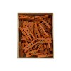 JAM Paper Wood Clip Clothespins Small 7/8 Inch Orange Clothes Pins 230729133 - 2 of 4
