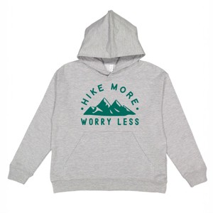 The Juniper Shop Hike More Worry Less Mountain Youth Hoodie - 1 of 4