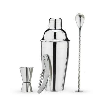 Simple Modern Cocktail Shaker Set with Jigger Lid, Stainless Steel Boston  Sh