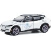 2021 Ford Mustang Mach-E #2 "New York to Seattle Transcontinental Tour" White w/Black Top 1/64 Diecast Model Car by Greenlight - 2 of 3