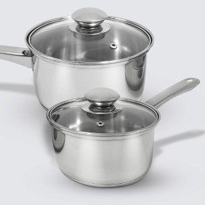 EXCEL STEEL 501 10PC STAINLESS STEEL COOKWARE SET - 1 of 4