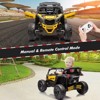 12V Ride on UTV Car, Licensed Can-Am Electric Off-Road UTV Car, Kids Truck w/Remote Control - 2 of 4