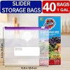 Slider Storage Bags, Zippered Fresh-keeping Bag, Heavy Duty Food Sorting Storage Bag, Food Preservation Sealed Bag - 2 of 4