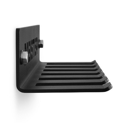 Meister Heavy-Duty Black Steel Wall Rack for Gym Accessories