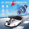 24V Kids Electric Drift Kart, 2-Speed Ride On Car w/360° Spins, Music, Lights, Flags, 5MPH, for Ages 3+ - 3 of 4