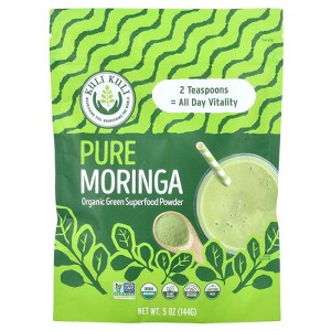 Kuli Kuli Pure Moringa, Organic Green Superfood Powder, 5 oz (144 g) - 1 of 2
