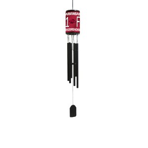 NCAA Wind Chime, #1 Fan with Team Logo - Arkansas Razorbacks - 1 of 2