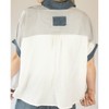 Women's Colorblock Lace Shirt - ee:some - 3 of 4