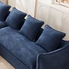 NicBex L-Shaped Sectional Sofa,3-Seat Couch Set with 4 Pillows and Chaise for Living Room,Apartment,Office,Blue - 4 of 4