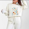 Simply Sage Market Winter Floral Lightweight Garment Dyed Sweatshirt - 2 of 4