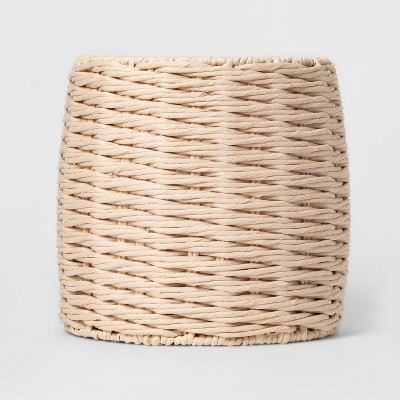 Tall Round Paper Rope Basket White - Project 62™