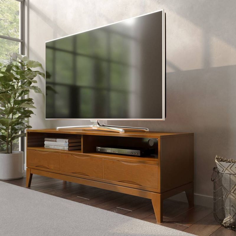 Pearson Solid Hardwood TV Stand for TVs up to 65" - WyndenHall, 3 of 9