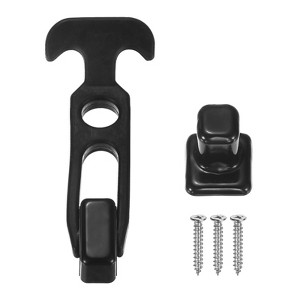 Unique Bargains Rubber Flexible Draw Latches Durable Flexible T-Handle with Screws 1 Pc - 1 of 4
