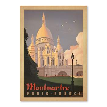 Americanflat Vintage Architecture Wt Paris Montmarte By Anderson Design Group Poster