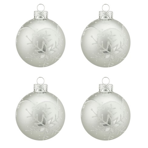 Northlight 4ct Mirrored Glass Disco Ball Christmas Ornament Set 4 - Gold :  Target