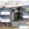 Whisen 24" Bathroom Vanity with Single Sink, Solid Wood/MDF Frame, 2 Soft-Close Doors & 1 Divided Drawer with Storage Shelves - 4 of 4