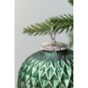 NAYSAYE Party Decoration and Accessories Glass Christmas Ball Ornaments Set of 12 for Holiday Party Decorations, Green, 3"*3"*0.15" - 3 of 4